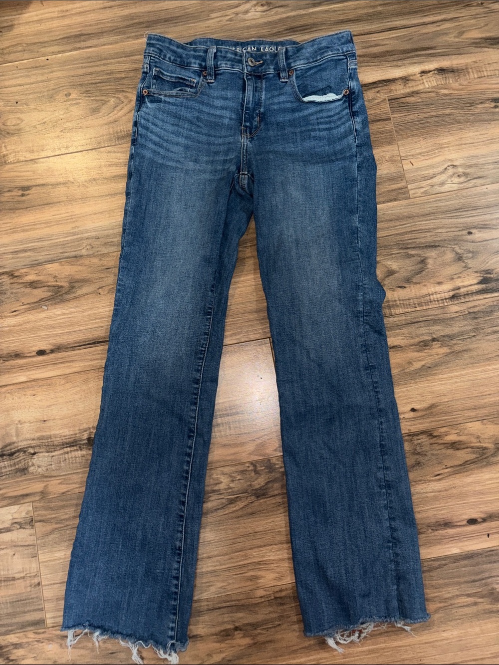 American Eagle Outfitters Dark Blue Flare Jeans